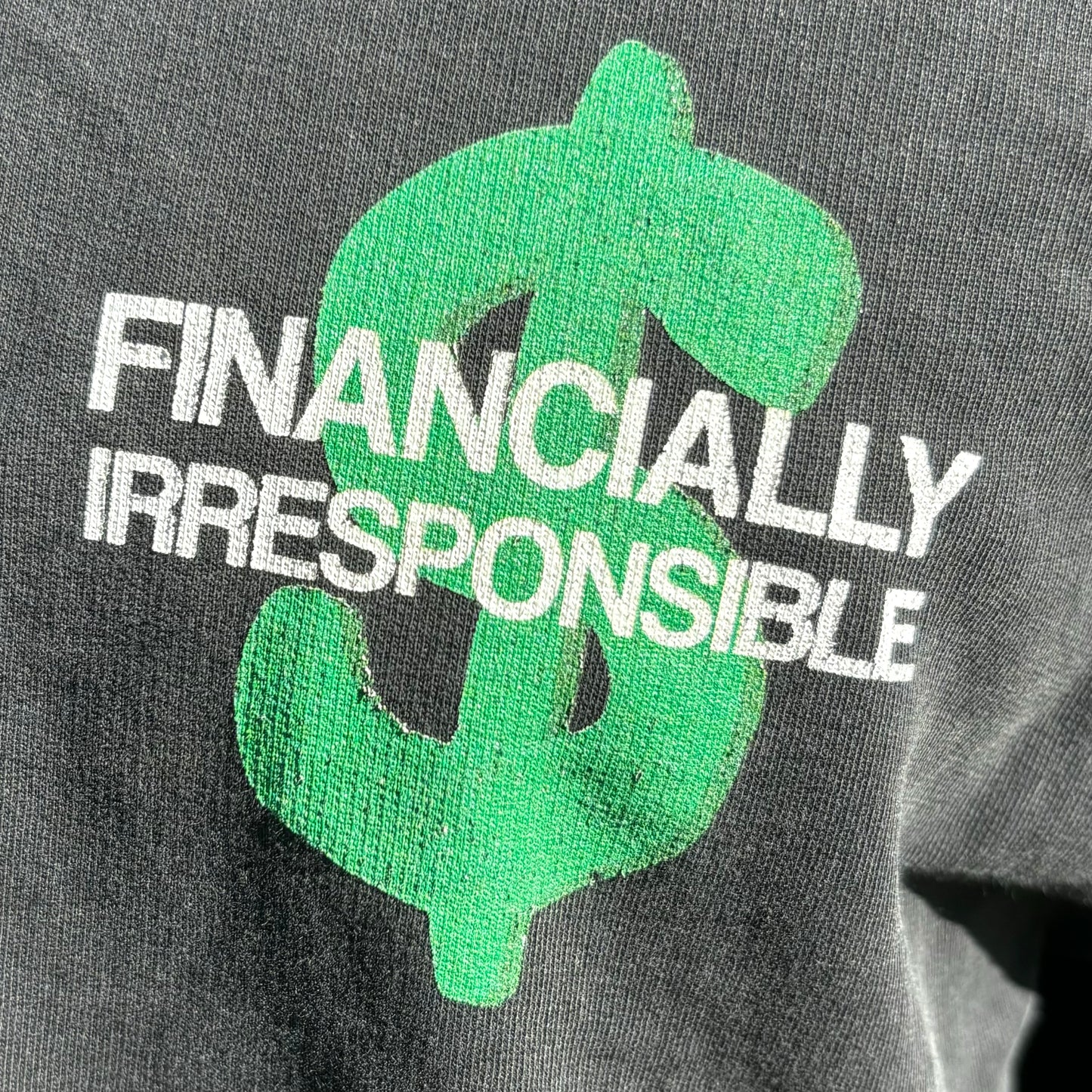 Financially Irresponsible Oversized T-Shirt