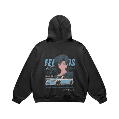 Stray Feelings S2K Anime Oversized Hoodie